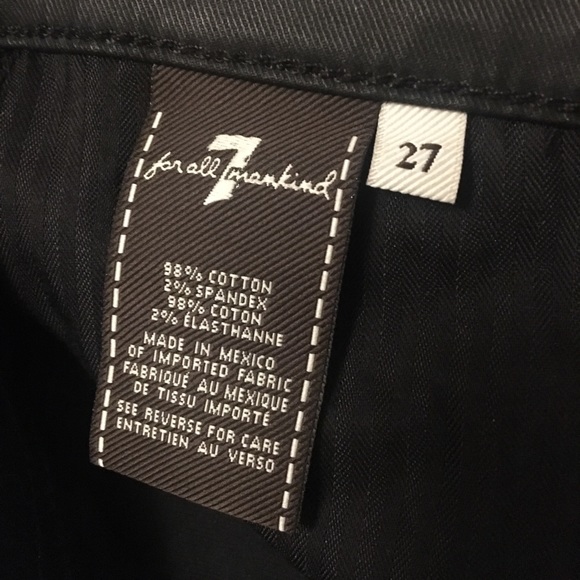 7 For All Mankind Black Jeans - Picture 7 of 7